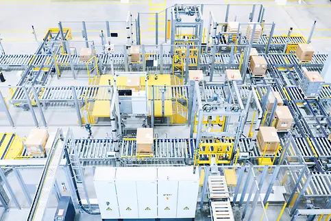 Raklapszállító rendszer a Schaeffler-nél