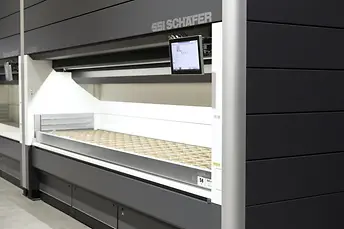 SSI Logimat tárolóautomata a Baltic Agro Machinery-nél