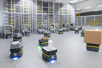 FastBots Solution raktári szállítórobotok